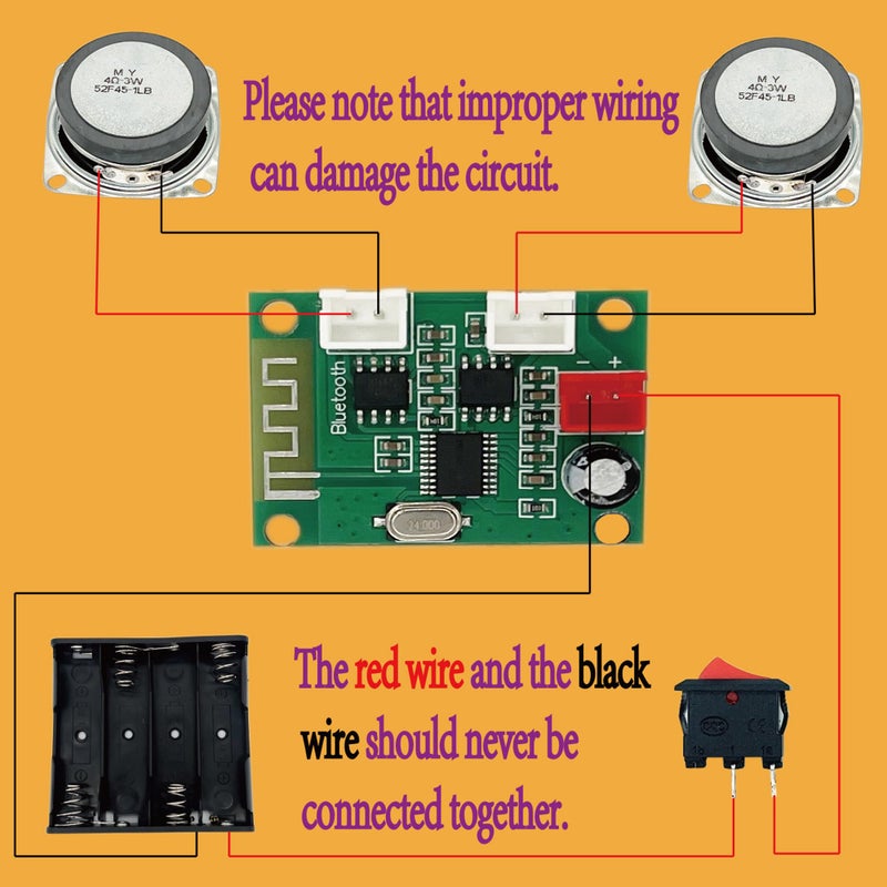 CYOEST DIY Bluetooth Speaker Box Kit Electronic Sound Amplifier - Build Your Own Portable Wood Case Bluetooth Speaker Sound - Science Experiment and STEM Learning for Kids, Teens and Adults - Image 5